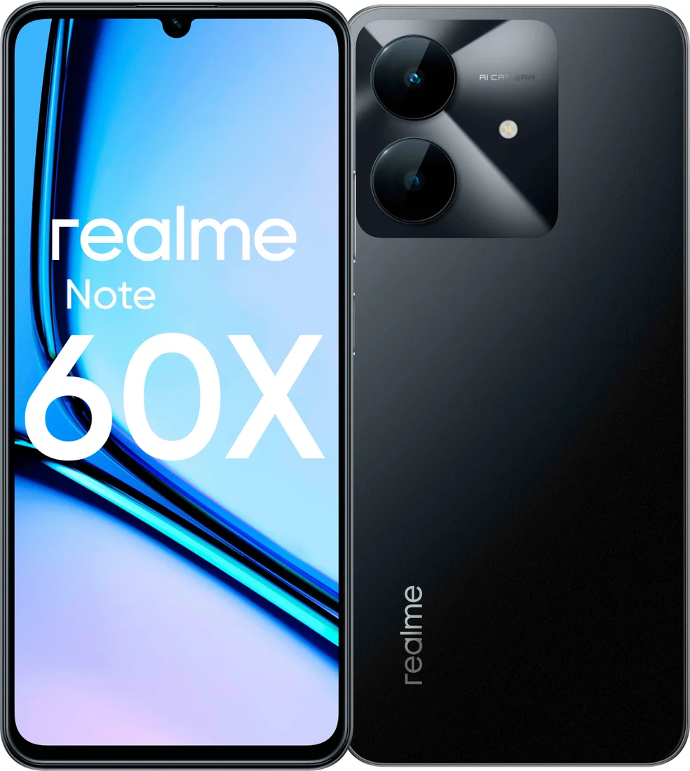 Смартфон Realme Note 60x 3GB/64GB (черный)