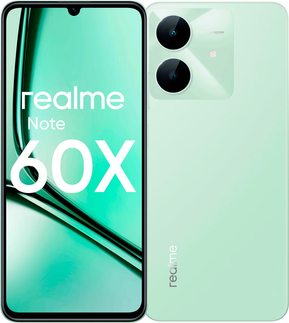 Смартфон Realme Note 60x 4GB/128GB (зеленый)