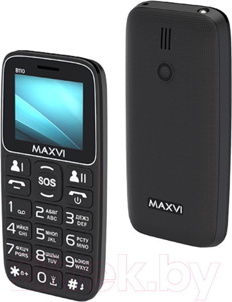 Мобильный телефон Maxvi B110 (черный)