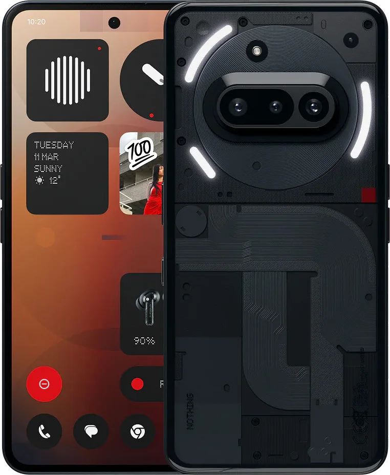 Смартфон Nothing Phone 3А 8GB/128GB (черный)