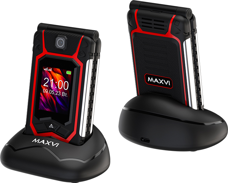 Мобильный телефон Maxvi E 10ds (красный)