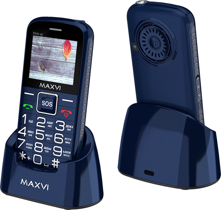 Мобильный телефон Maxvi B5ds up (синий)