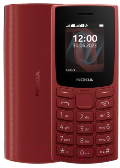 Мобильный телефон Nokia 105 TA-1557 DS (красный)