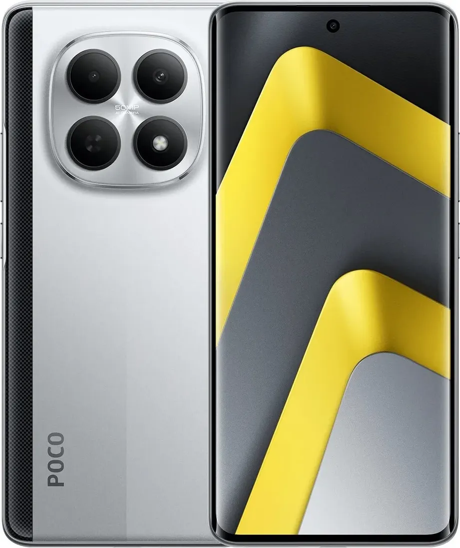 Смартфон POCO M8 5G 8GB/256GB (серебристый)
