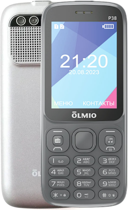 Мобильный телефон Olmio P38 (серый)