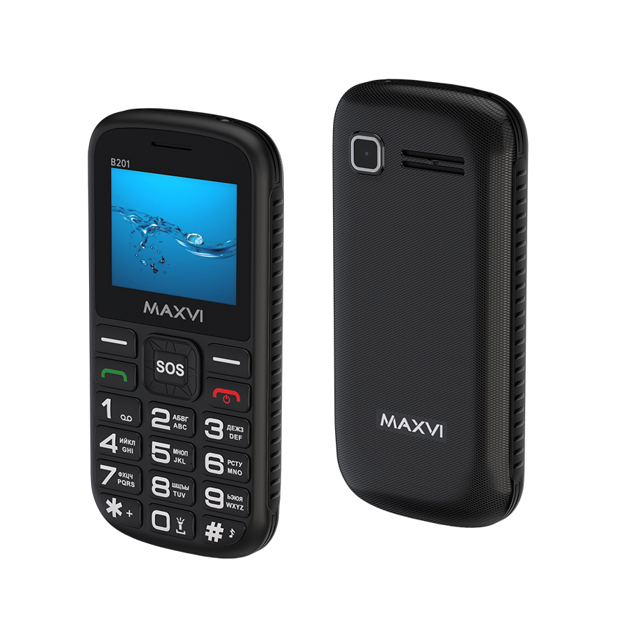 Мобильный телефон Maxvi B201 (черный)