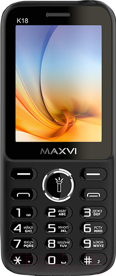 Мобильный телефон Maxvi K18 (черный)