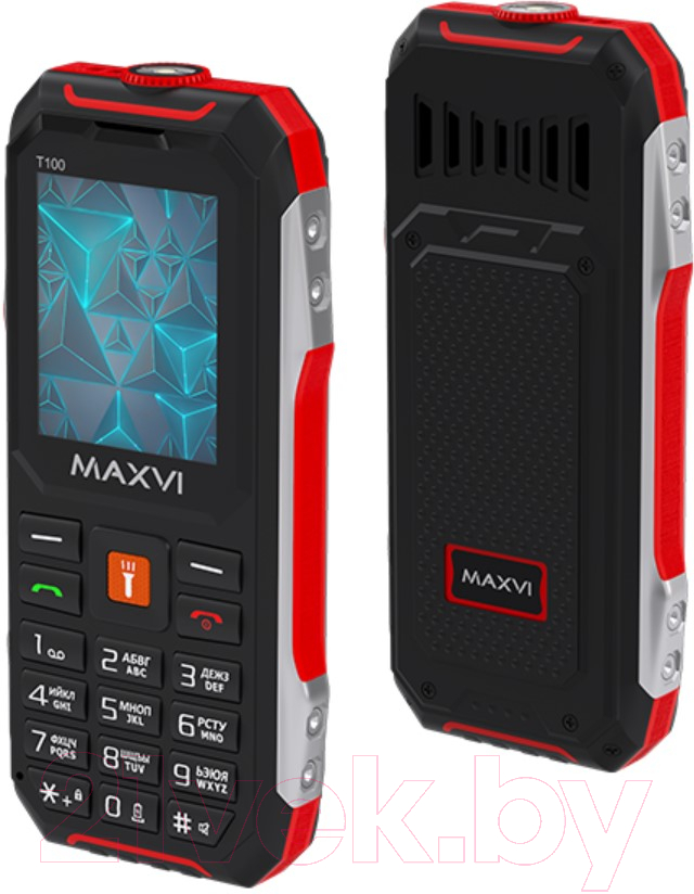 Мобильный телефон Maxvi T100 (красный)
