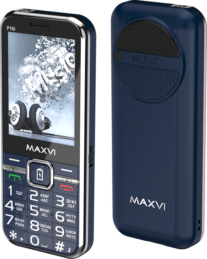 Мобильный телефон Maxvi P18i (синий)