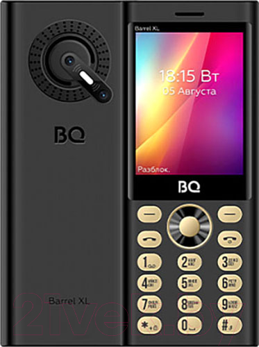 Мобильный телефон BQ 2832 Barrel XL (черный/золото)