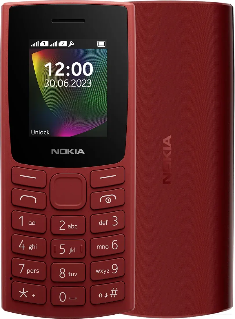 Мобильный телефон Nokia 106 DS / TA-1564 (красный)