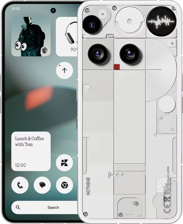 Смартфон Nothing Phone 3 16GB/512GB (белый)