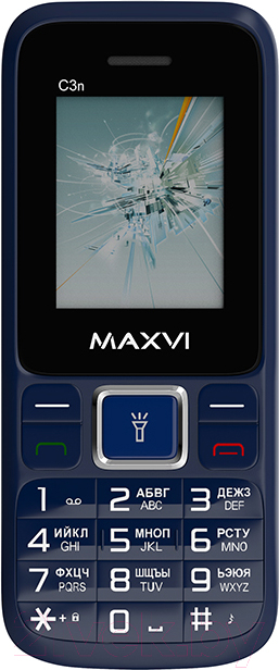 Мобильный телефон Maxvi С 3n (маренго)