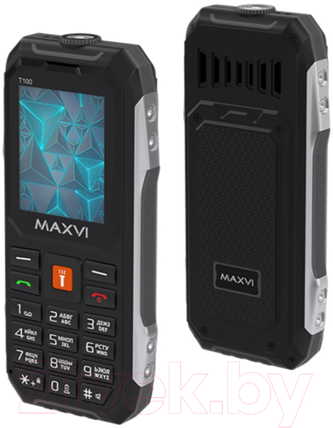 Мобильный телефон Maxvi T100 (черный)