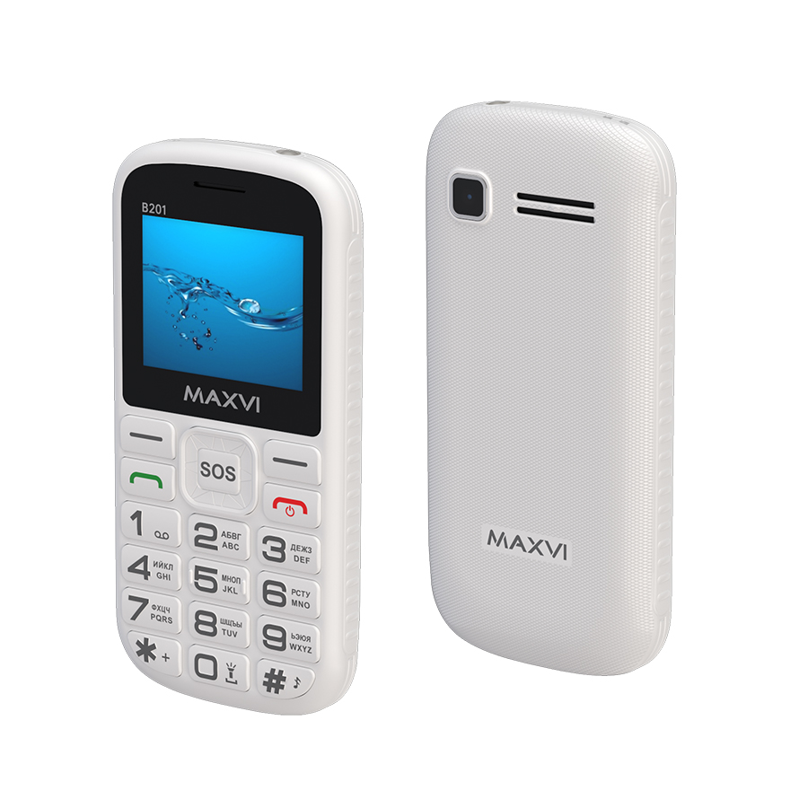 Мобильный телефон Maxvi B201 (белый)