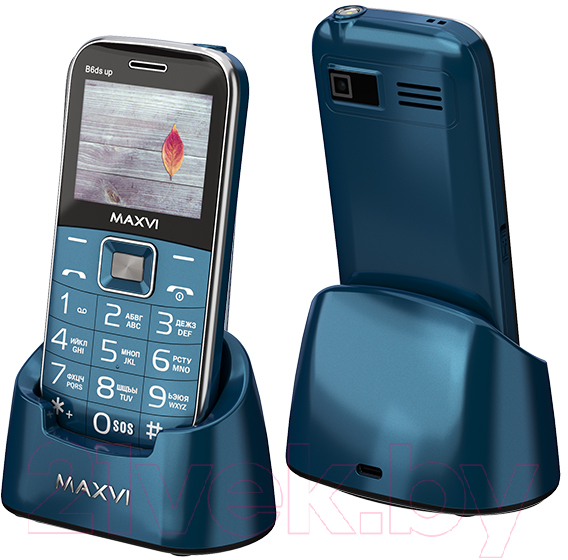 Мобильный телефон Maxvi B6ds up (маренго)