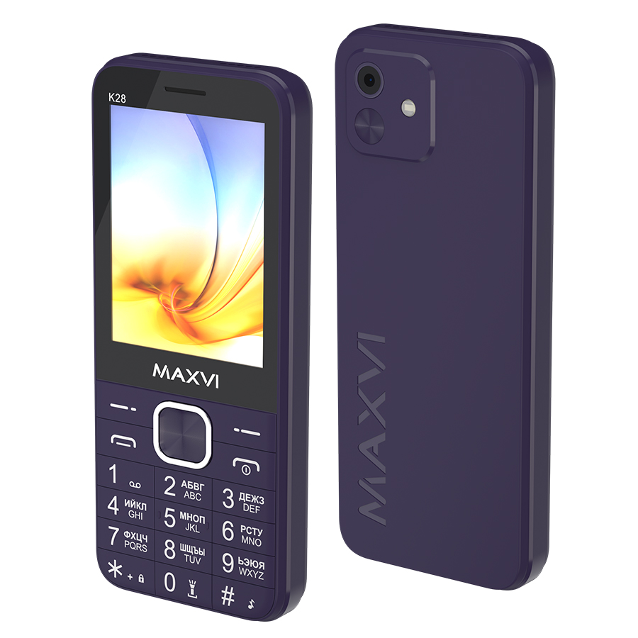 Мобильный телефон Maxvi K28 (фиолетовый)