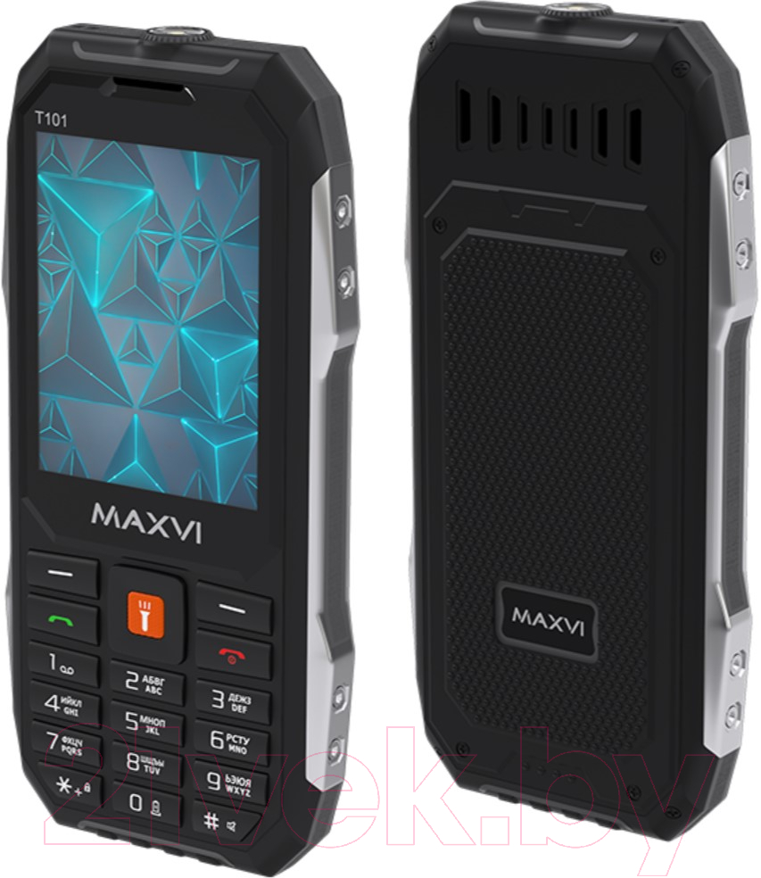 Мобильный телефон Maxvi T101 (черный)