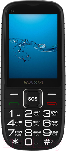 Мобильный телефон Maxvi B9 (черный)