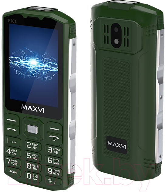 Мобильный телефон Maxvi P101 (зеленый)