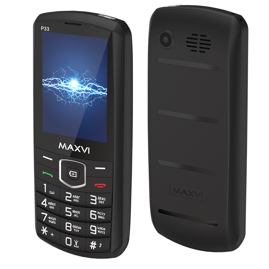 Мобильный телефон Maxvi P33 (черный)
