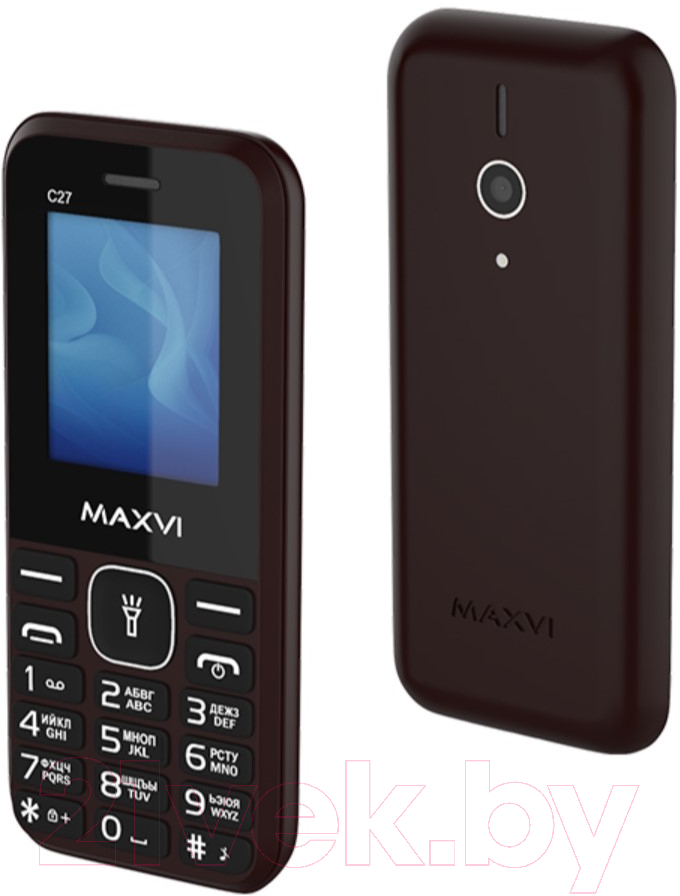 Мобильный телефон Maxvi C27 (коричневый)