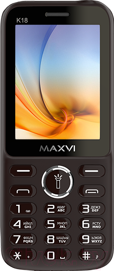 Мобильный телефон Maxvi K18 (коричневый)