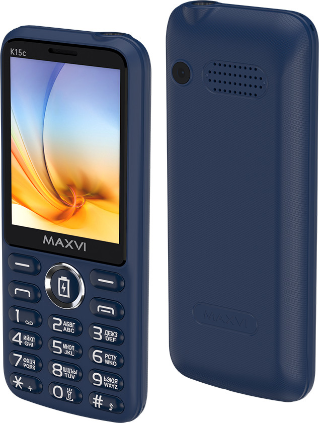 Мобильный телефон Maxvi K15c (синий)