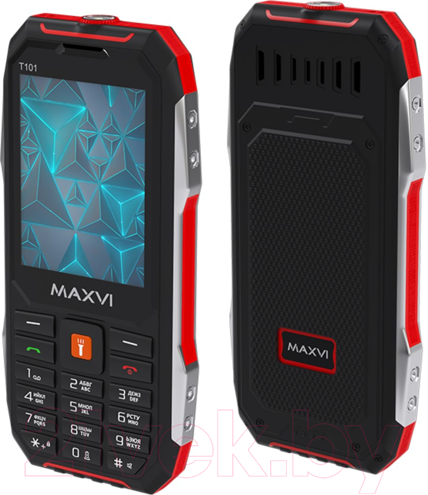 Мобильный телефон Maxvi T101 (красный)