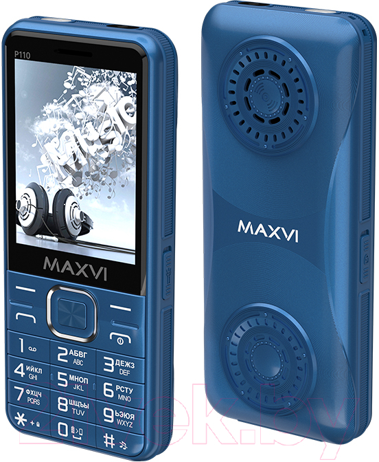 Мобильный телефон Maxvi P110 (маренго)