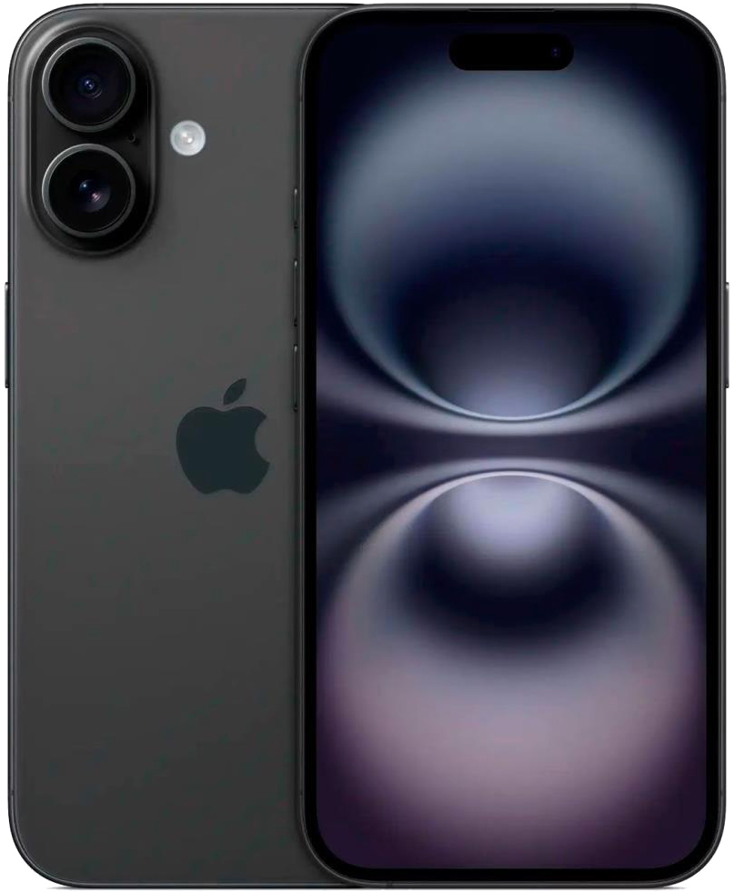 Смартфон Apple iPhone 16 256GB (черный)