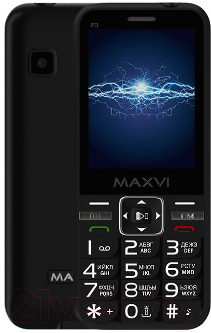 Мобильный телефон Maxvi P3 (черный)